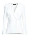 Chiara Boni La Petite Robe Woman Jacket White Size 14 Polyamide, Elastane In White