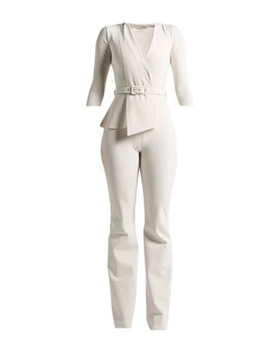 Chiara Boni La Petite Robe Woman Jumpsuit Beige Size 2 Polyamide, Elastane In White