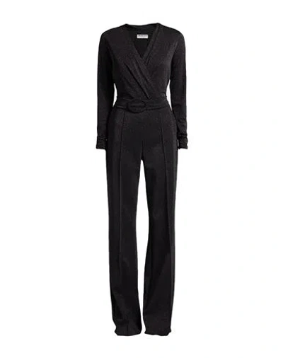 Chiara Boni La Petite Robe Woman Jumpsuit Black Size 12 Polyamide, Viscose, Elastane, Polyester