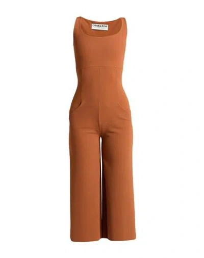 Chiara Boni La Petite Robe Woman Jumpsuit Brown Size 6 Polyamide, Elastane