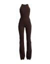 Chiara Boni La Petite Robe Woman Jumpsuit Dark Brown Size 12 Polyamide, Elastane In Brown