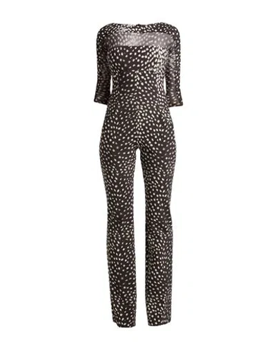 Chiara Boni La Petite Robe Woman Jumpsuit Dark Brown Size 6 Polyamide, Elastane