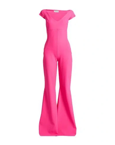 Chiara Boni La Petite Robe Woman Jumpsuit Fuchsia Size 8 Polyamide, Elastane In Pink