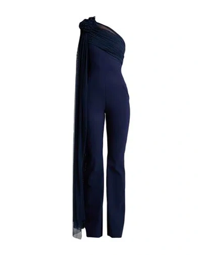 Chiara Boni La Petite Robe Woman Jumpsuit Midnight Blue Size 6 Polyamide, Elastane
