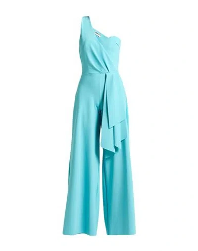 Chiara Boni La Petite Robe Woman Jumpsuit Turquoise Size 4 Polyamide, Elastane In Blue
