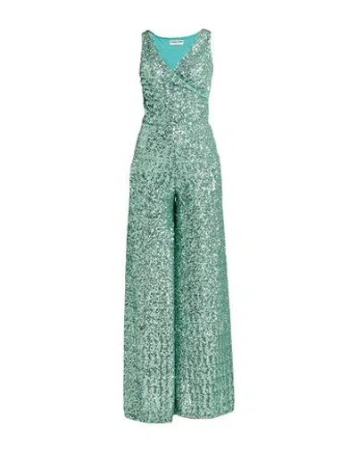 Chiara Boni La Petite Robe Woman Jumpsuit Turquoise Size 6 Polyester, Polyamide, Elastane In Blue