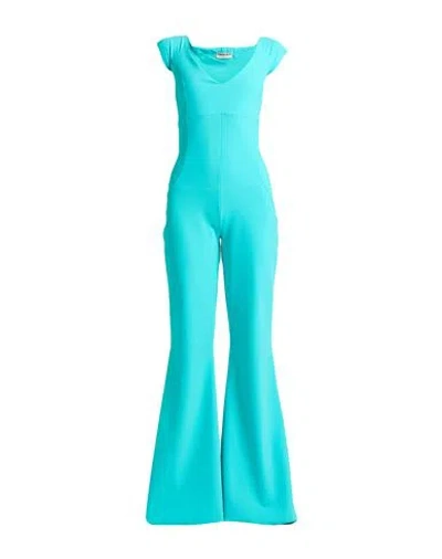 Chiara Boni La Petite Robe Woman Jumpsuit Turquoise Size 8 Polyamide, Elastane In Green