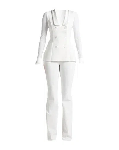 Chiara Boni La Petite Robe Woman Jumpsuit White Size 2 Polyamide, Elastane In Multi