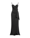 Chiara Boni La Petite Robe Woman Maxi Dress Black Size 10 Polyamide, Viscose, Elastane, Polyacrylic