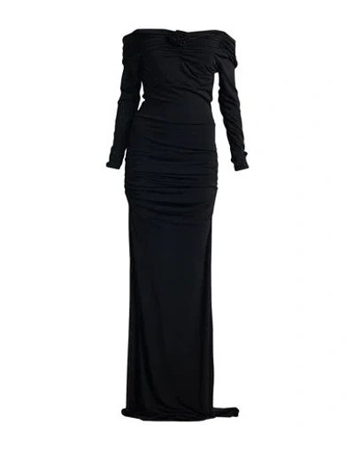 Chiara Boni La Petite Robe Woman Maxi Dress Black Size 10 Viscose, Elastane