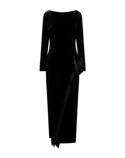 Chiara Boni La Petite Robe Woman Maxi Dress Black Size 6 Polyester, Polyamide, Elastane