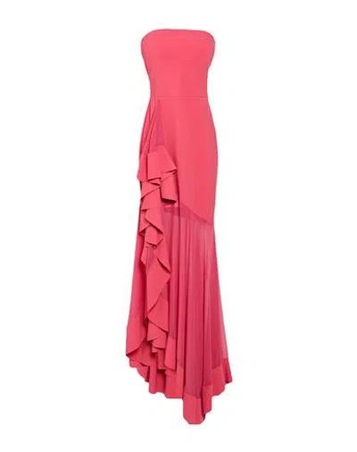 Chiara Boni La Petite Robe Woman Maxi Dress Coral Size 4 Polyamide, Elastane In Red