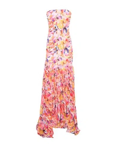 Chiara Boni La Petite Robe Woman Maxi Dress Coral Size 6 Polyamide, Elastane In Pink