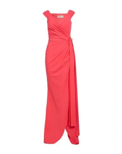 Chiara Boni La Petite Robe Woman Maxi Dress Coral Size 8 Polyamide, Elastane In Pink