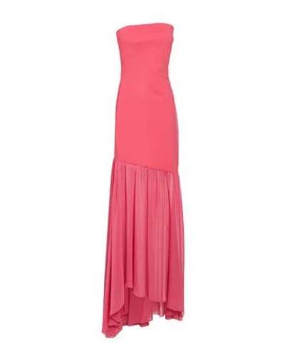 Chiara Boni La Petite Robe Woman Maxi Dress Coral Size 8 Polyamide, Elastane In Pink