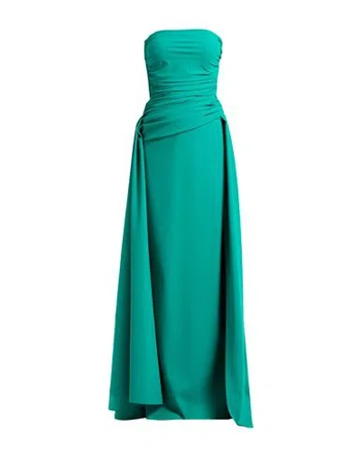 Chiara Boni La Petite Robe Woman Maxi Dress Emerald Green Size 8 Polyamide, Elastane