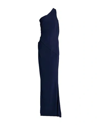 Chiara Boni La Petite Robe Yuuta One-shoulder Cutout Jersey Mermaid Gown In Navy