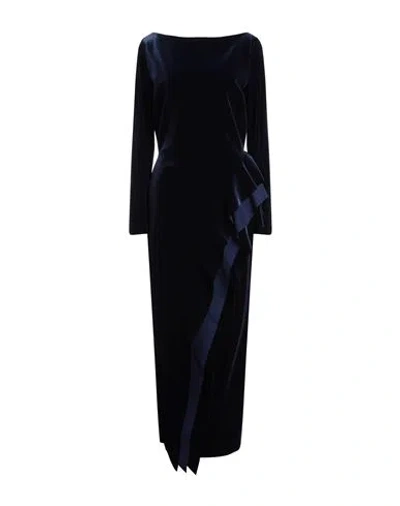 Chiara Boni La Petite Robe Woman Maxi Dress Midnight Blue Size 8 Polyester, Polyamide, Elastane
