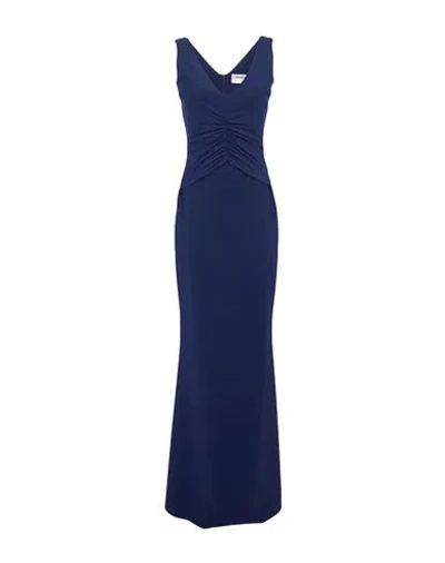 Chiara Boni La Petite Robe Woman Maxi Dress Navy Size 2 Polyamide, Elastane In Blue