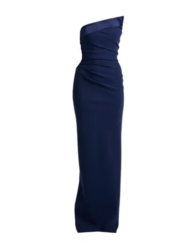 Chiara Boni La Petite Robe Woman Maxi Dress Navy Size 4 Polyamide, Elastane In Blue