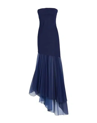 Chiara Boni La Petite Robe Woman Maxi Dress Navy Size 8 Polyamide, Elastane In Blue