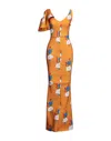 Chiara Boni La Petite Robe Long Dresses In Orange