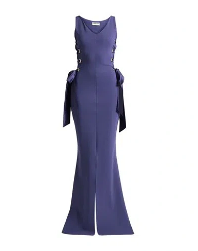 Chiara Boni La Petite Robe Woman Maxi Dress Purple Size 10 Polyamide, Elastane In Blue