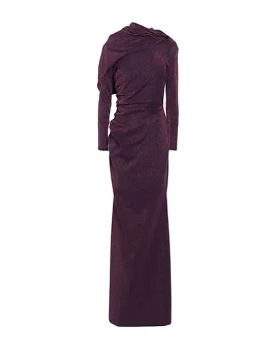 Chiara Boni La Petite Robe Woman Maxi Dress Purple Size 12 Polyamide, Viscose, Elastane, Polyester