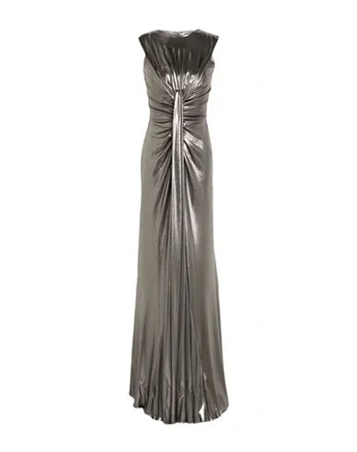 Chiara Boni La Petite Robe Woman Maxi Dress Silver Size 2 Viscose