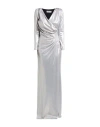 Chiara Boni La Petite Robe Woman Maxi Dress Silver Size 8 Polyamide, Elastane In Metallic