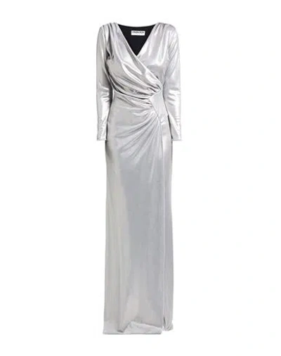 Chiara Boni La Petite Robe Woman Maxi Dress Silver Size 8 Polyamide, Elastane In Metallic