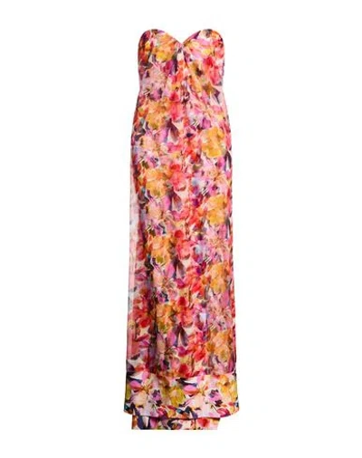 Chiara Boni La Petite Robe Woman Maxi Dress Tomato Red Size 10 Polyamide, Elastane In Multi