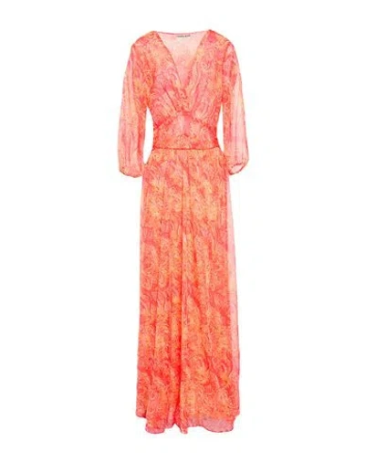 Chiara Boni La Petite Robe Woman Maxi Dress Tomato Red Size 12 Polyamide, Elastane, Polyester