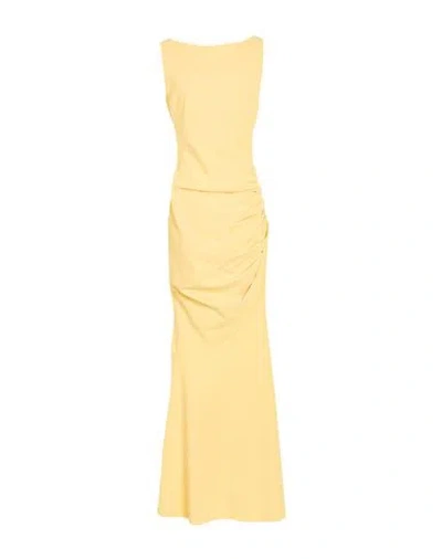Chiara Boni La Petite Robe Woman Maxi Dress Yellow Size 10 Polyamide, Elastane