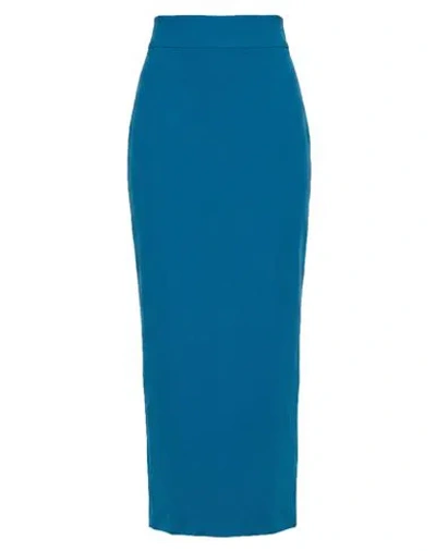 Chiara Boni La Petite Robe Woman Maxi Skirt Azure Size 2 Polyamide, Elastane In Blue