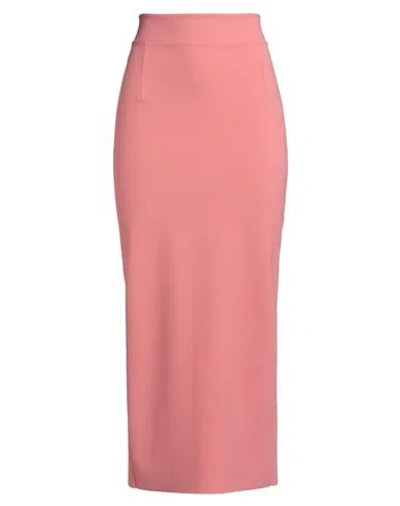 Chiara Boni La Petite Robe Woman Maxi Skirt Salmon Pink Size 10 Polyamide, Elastane