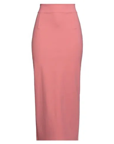 Chiara Boni La Petite Robe Woman Maxi Skirt Salmon Pink Size 8 Polyamide, Elastane
