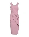Chiara Boni La Petite Robe Woman Midi Dress Antique Rose Size 6 Polyamide, Elastane In Purple