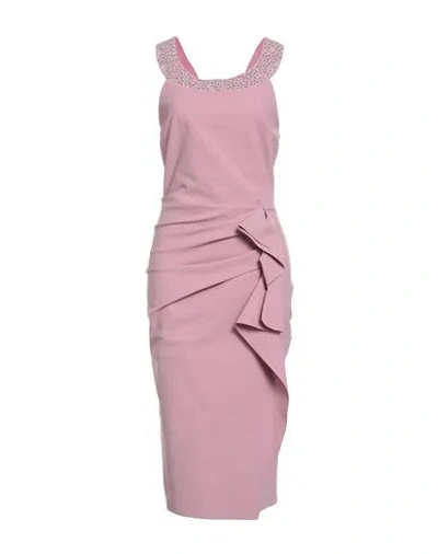 Chiara Boni La Petite Robe Woman Midi Dress Antique Rose Size 6 Polyamide, Elastane In Purple