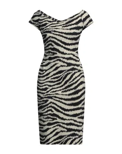 Chiara Boni La Petite Robe Woman Midi Dress Beige Size 8 Polyamide, Elastane