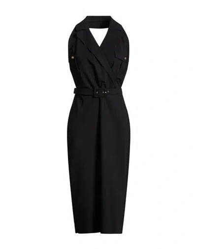 Chiara Boni La Petite Robe Woman Midi Dress Black Size 10 Polyamide, Elastane