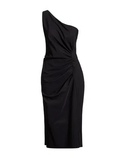 Chiara Boni La Petite Robe Woman Midi Dress Black Size 12 Polyamide, Elastane