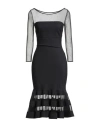 Chiara Boni La Petite Robe Woman Midi Dress Black Size 2 Polyamide, Elastane In Black
