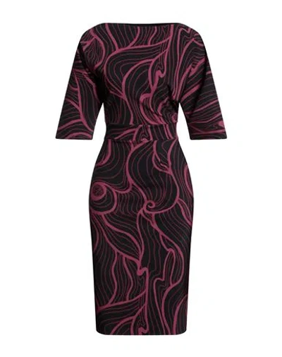 Chiara Boni La Petite Robe Woman Midi Dress Black Size 2 Polyamide, Elastane