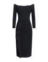 Chiara Boni La Petite Robe Woman Midi Dress Black Size 4 Polyamide, Elastane