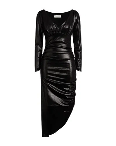 Chiara Boni La Petite Robe Woman Midi Dress Black Size 4 Polyamide, Elastane