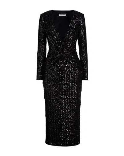 Chiara Boni La Petite Robe Woman Midi Dress Black Size 4 Polyamide, Elastane