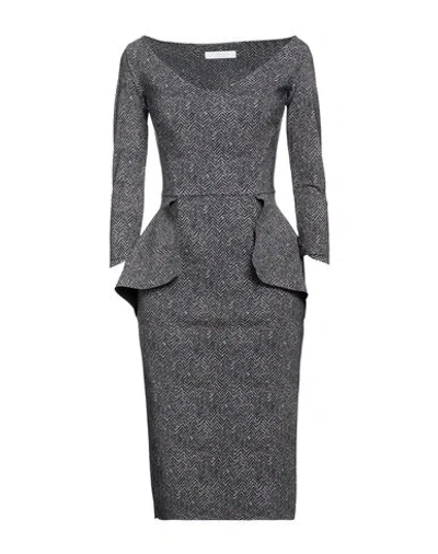 Chiara Boni La Petite Robe Woman Midi Dress Black Size 4 Polyamide, Elastane