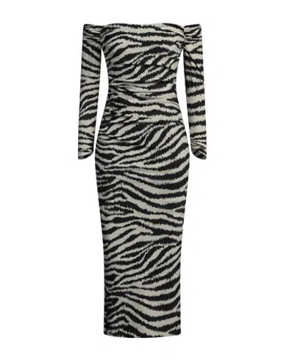 Chiara Boni La Petite Robe Woman Midi Dress Black Size 6 Polyamide, Elastane