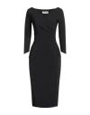 Chiara Boni La Petite Robe Woman Midi Dress Black Size 8 Polyamide, Elastane